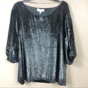 Sparkly Gibson Lattimer top. XL. ✨